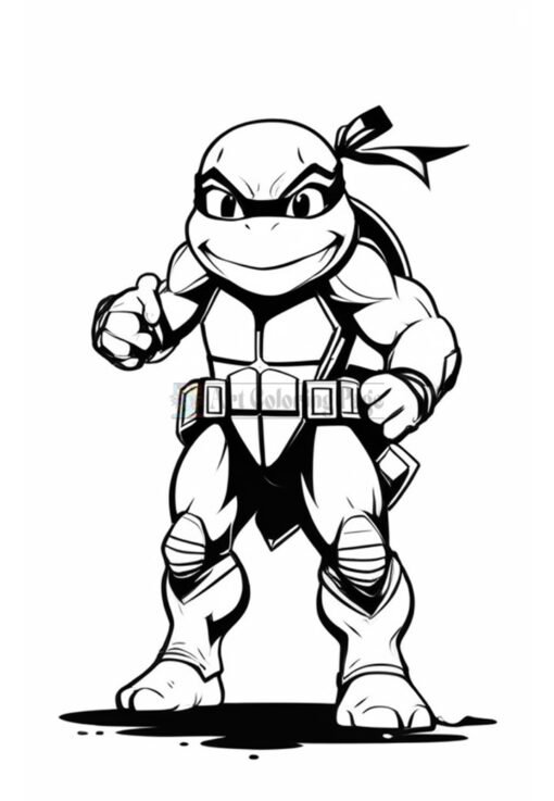 Ninja Turtles Coloring Pages for Kids Coloring Activity for Kids Vol 13www