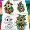 Birdhouse Paint Coloring Vol 6 – 100 Pages of Artistic Adventure Await