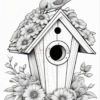 Flower Bird House coloring page - artcoloringpage.com00532-562683003Flower Bird House coloring page - artcoloringpage.com -