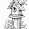 Flower Bird House coloring page - artcoloringpage.com00933-2050848760Flower Bird House coloring page - artcoloringpage.com -