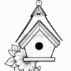 Flower Bird House coloring page - artcoloringpage.com01478-3660171734Flower Bird House coloring page - artcoloringpage.com -