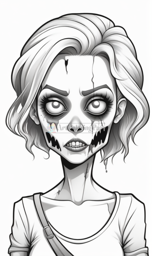 Zombies Coloring Pages Collections for All Ages