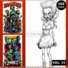 Zombies Coloring Pages Printable Vol23 | Halloween Zombies Coloring Sheets