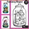 Elevate Your Creativity with Fancy House Coloring Sheets Vol 3