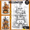 Elevate Your Creativity with Pumpkin Coloring VOL 1