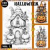 Explore Your Creativity with Coloring Pages of Pumpkins VOL 2