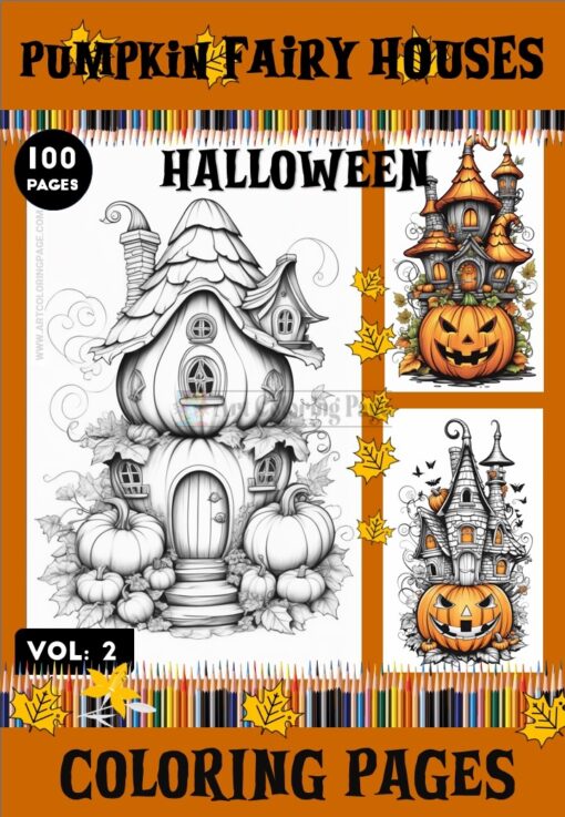 Explore Your Creativity with Coloring Pages of Pumpkins VOL 2