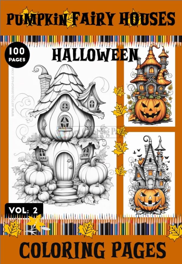 Explore Your Creativity with Coloring Pages of Pumpkins VOL 2