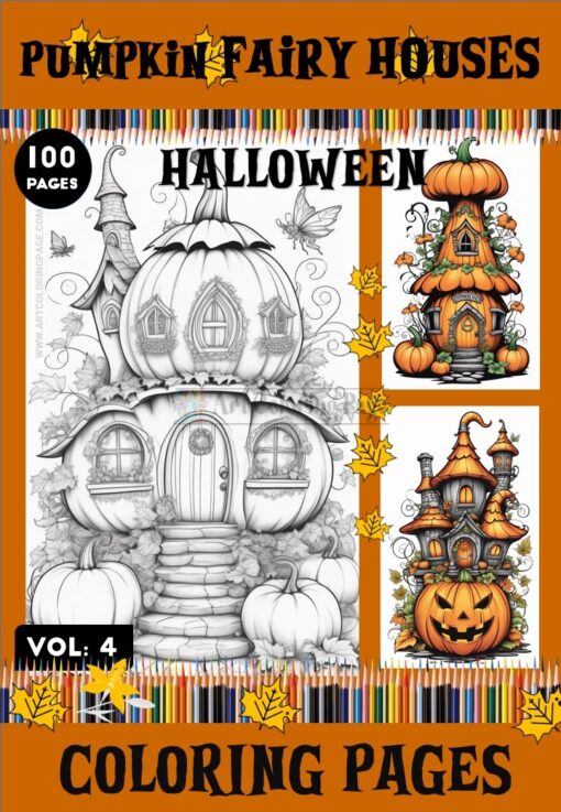 Discover Endless Inspiration with Pumpkin Coloring Page VOL 4
