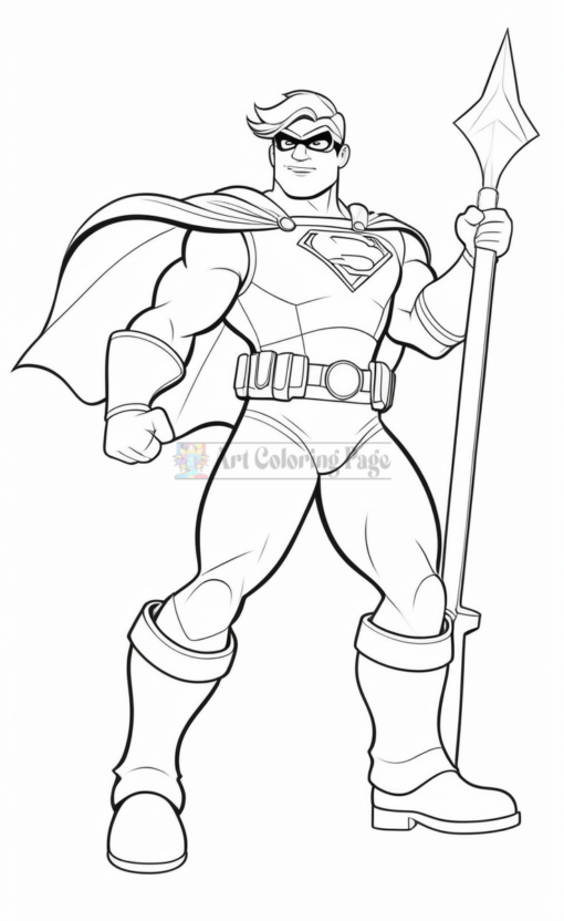 Heroes Coloring Pages Vol 12 | Super Heroes Coloring Sheets 100 Pages - Image 3