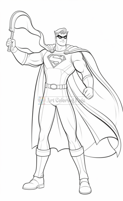 Heroes Coloring Pages Vol 12 | Super Heroes Coloring Sheets 100 Pages - Image 4