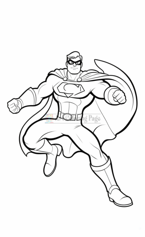 Heroes Coloring Pages Vol 13 | Super Heroes Coloring Sheets 100 Pages - Image 3