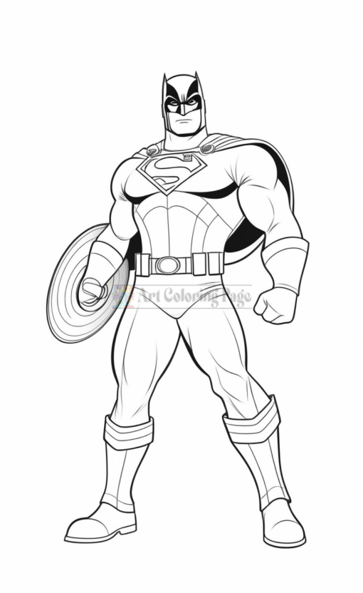 Heroes Coloring Pages Vol 13 | Super Heroes Coloring Sheets 100 Pages - Image 4