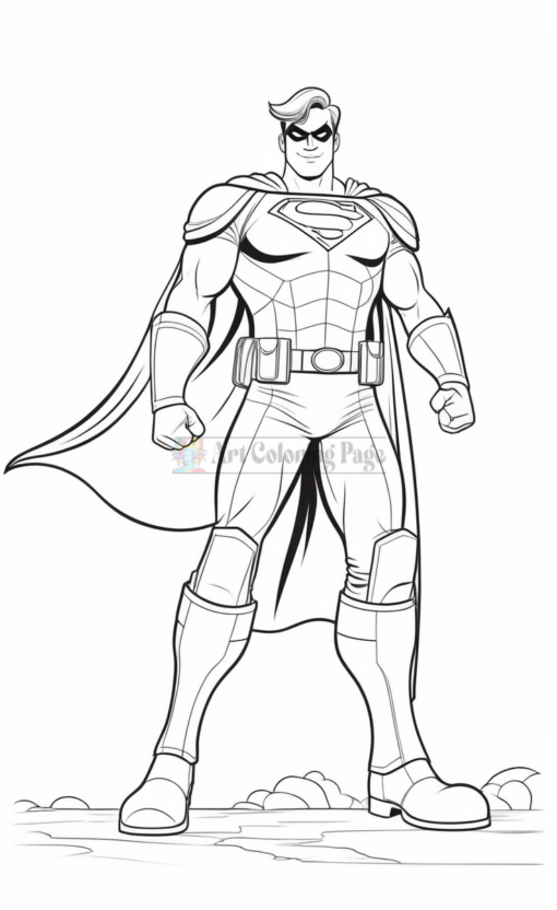 Heroes Coloring Pages Vol 14 | Super Heroes Coloring Sheets 100 Pages - Image 2