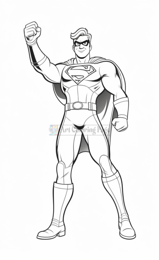 Heroes Coloring Pages Vol 14 | Super Heroes Coloring Sheets 100 Pages - Image 3