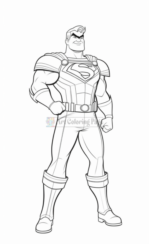 Heroes Coloring Pages Vol 14 | Super Heroes Coloring Sheets 100 Pages - Image 4