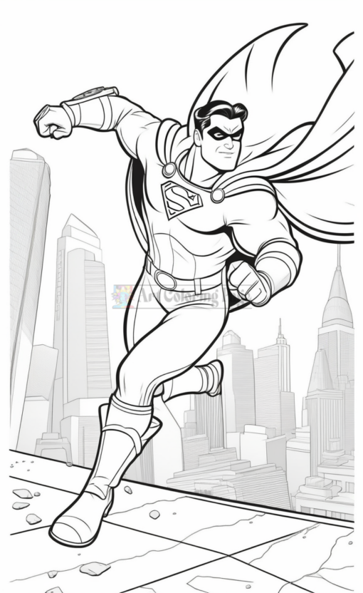 Heroes Coloring Pages Vol 5 | Super Heroes Coloring Sheets 100 Pages - Image 4