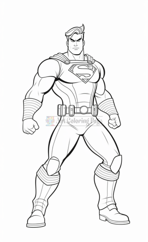 Heroes Coloring Pages Vol 6 | Super Heroes Coloring Sheets 100 Pages - Image 3