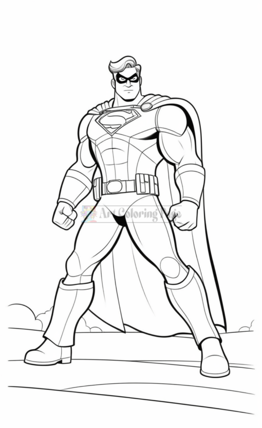 Heroes Coloring Pages Vol 6 | Super Heroes Coloring Sheets 100 Pages - Image 4