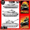 Command Your Own Fleet with Army Tank Coloring Page Vol 10
