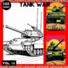 Tank Coloring Sheet - 100 Pages of Fun Vol 16 | Tank Coloring Pages