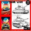 Dive into Adventure with Tank Coloring Sheet Vol 17