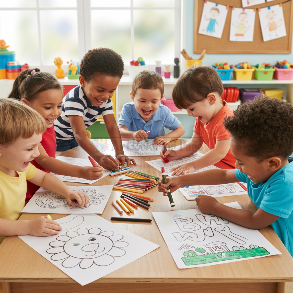 The Benefits of Coloring for Children's Development