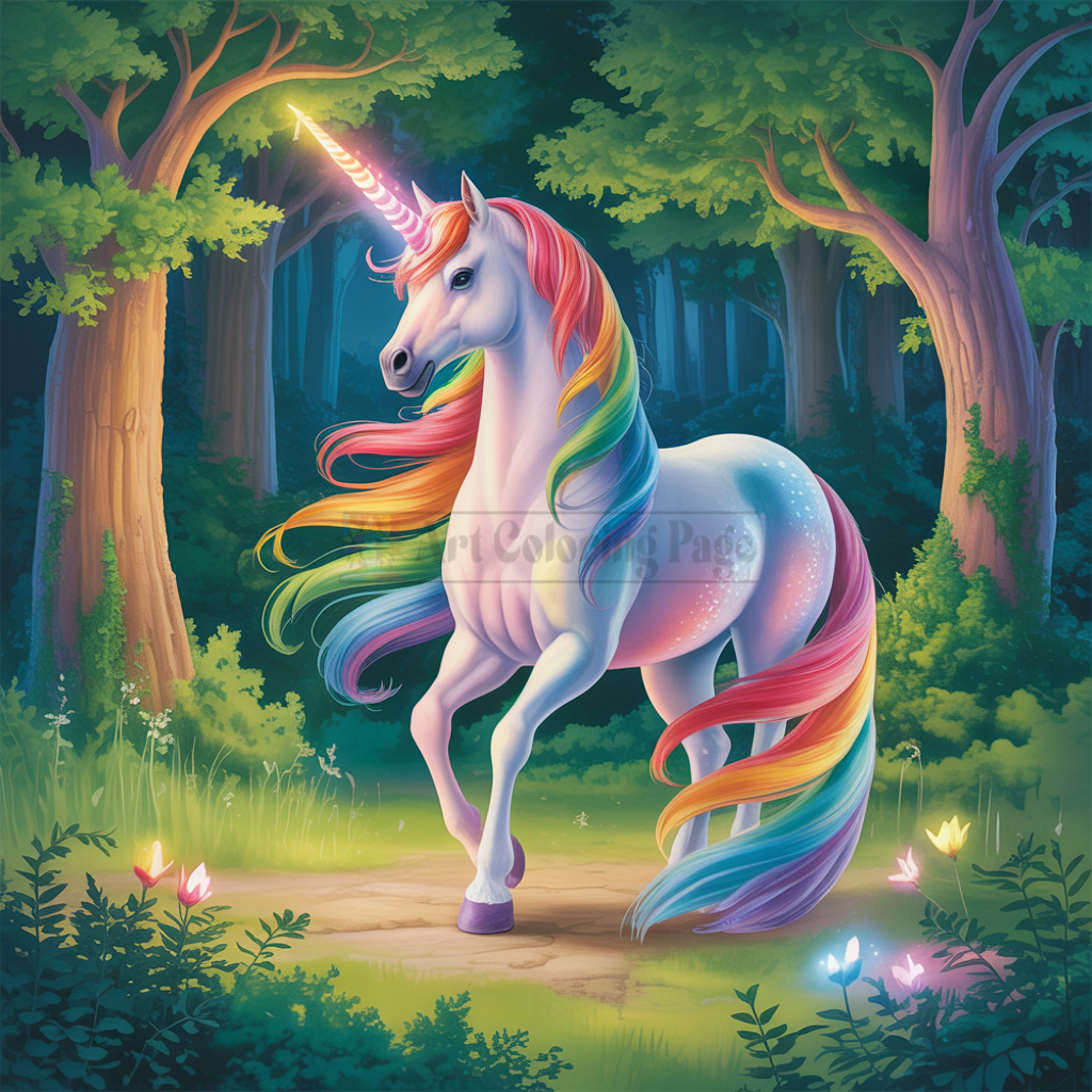 Unleash Your Creativity with Unicorn Coloring Pages img 2