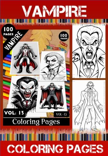 Color of Vampire Eyes VOL 13! – 100 Pages of Whimsical, Magical Designs