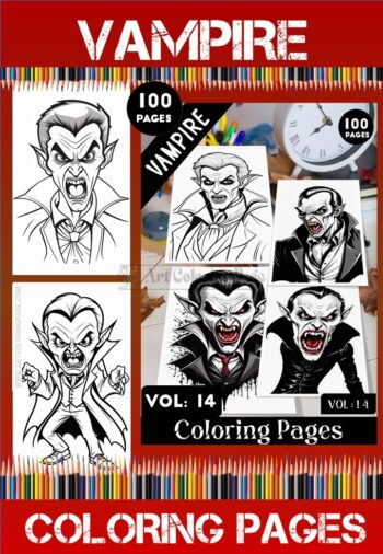 Vampire Colors VOL 14 – 100 Pages of Magical, Adorable Designs for All Ages