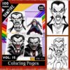 Sink Your Fangs into Fun: Vampire Coloring VOL 15!