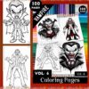 Dracula Coloring Page VOL 6! – 100 Pages of Whimsical Vampire Fun
