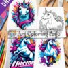 Unleash Your Imagination with Unicorn Pictures to Color VOL 1!