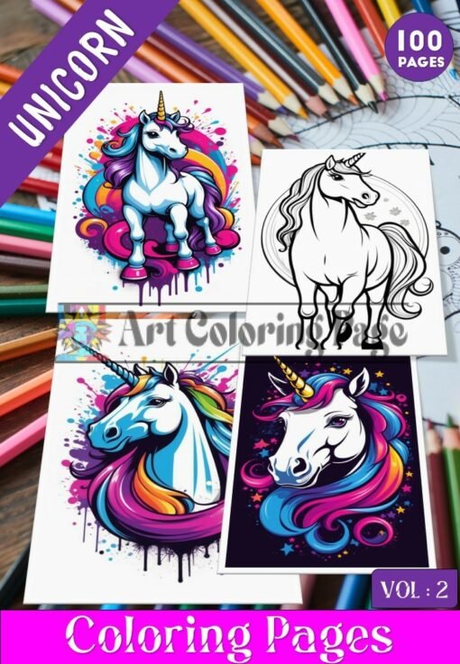 Explore a Spectrum of Magic with Unicorn Colors VOL 2!