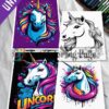Embark on a Whimsical Adventure with Coloring Page Unicorn VOL 4!