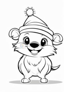 Christmas in Colors: Animal Coloring Pages for Festive Joy with Children--vcf5252--