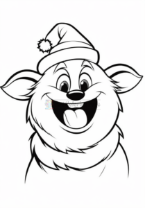 Discover the Magic of Christmas with Kids : Festive Animals Coloring Pages - Downloadable--nbvg987-nn--