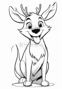 Have fun with the kids this holiday season: Christmas Animal Coloring Pages - Printable!--nbui6874--