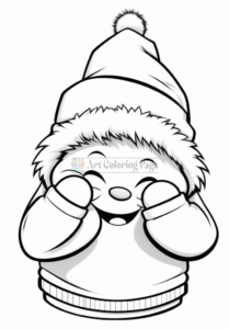 Christmas Coloring for Kids : Pages with Festive Animals - Printable and Adorable!--nbv8899nnb99--