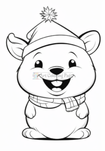 Holiday Fun for Little Ones: Christmas Animals to Color - Download and Share the Magic!--nbvh67nnb--