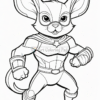 Join the Adventure: Animals Heroes Printable Coloring Pages - 100 Instantly Downloadable PDF Delights Await vol 1