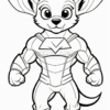 Animals Heroes Coloring Pages Vol 4: 100 Instant PDF Marvels!