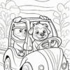 Dive into a World of Whimsy with Animals Cartoon Cars Coloring Pages Vol 6!