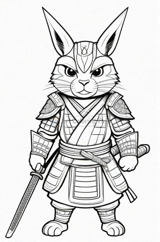 Awaken Your Creative Spirit with Samurai Coloring Sheets Vol. 5!