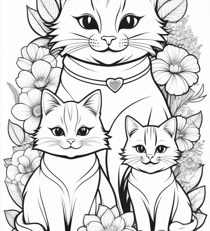 Cats Coloring Pages Collection: Purr-fect Adventures Await