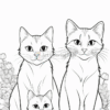 Delight in Harmony with Cats & Flowers Coloring Sheets Vol. 2!