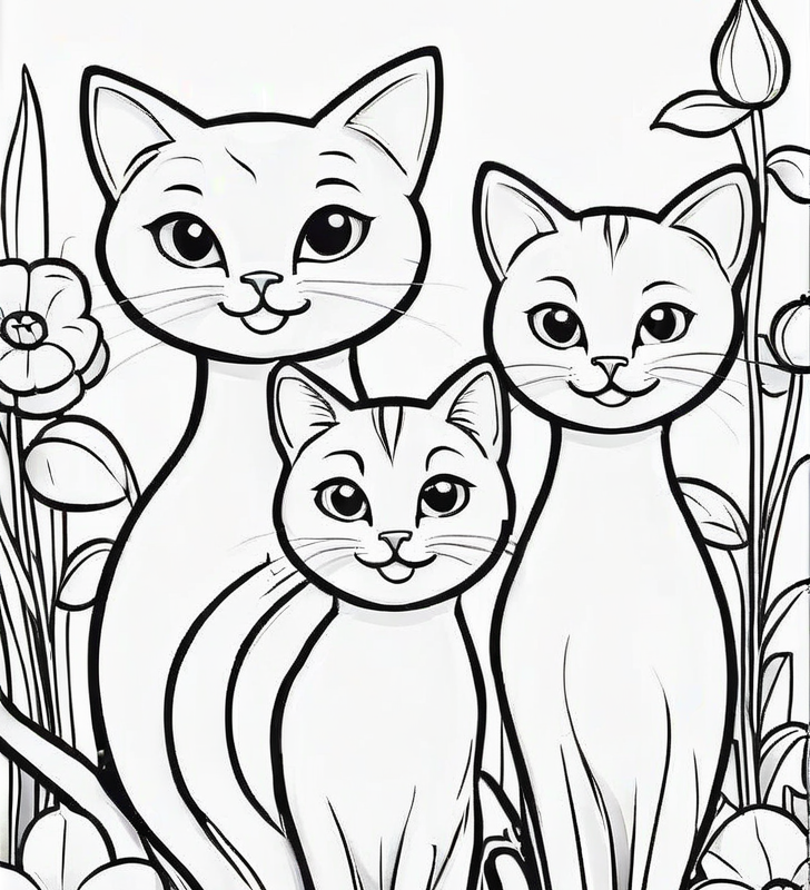Cats Coloring Pages Collection: Purr-fect Adventures Await