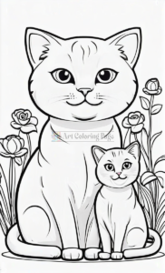 Immerse Yourself in Feline Florals with Flowers and Cats Pictures Vol. 5!