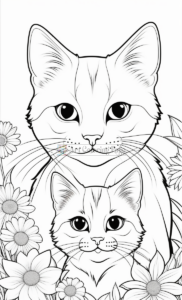 Elevate Your Spirits with Humorous Cat Coloring Sheets Vol. 10!