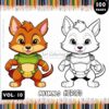 Unleash Your Creativity with Animals Heroes Coloring Pages Vol. 10!